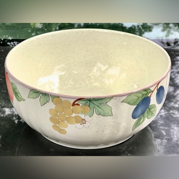 Vintage Retired MIKASA Country Classics Dc014 FRUIT PANORAMA 7.75" Serving Bowl - Picture 7 of 10